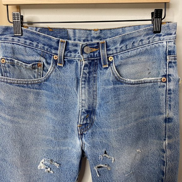 ON HOLD Vintage Distressed High Rise Levi's - Picture 8 of 14